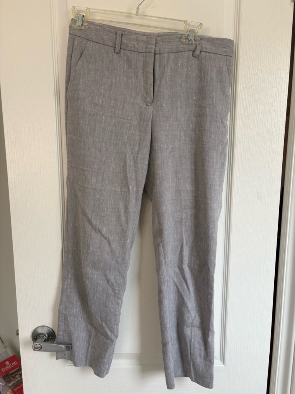 GAP Light Gray Stretch cropped Dress Pants